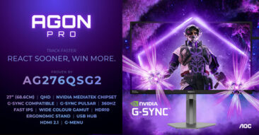 AGON by AOC und NVIDIA® G-SYNC® Pulsar setzen neue Maßstäbe