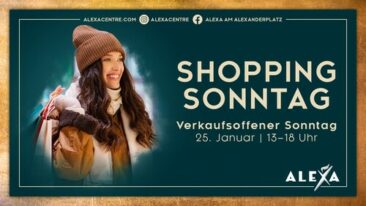 ALEXA lädt zum Shoppingsonntag ein