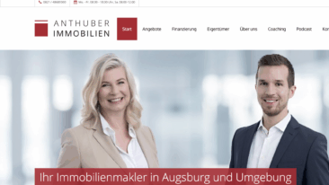Anthuber Immobilien GmbH – Ihr Immobilienmakler in Augsburg