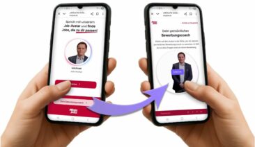 Bewerberberatung in Echtzeit.