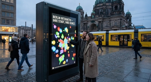 Digitale Werbetafel Outdoor: Sichtbarkeit lokal steigern