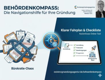 Existenzgründungsagentur startet „Behördenkompass“: Schluss mit dem Bürokratie-Chaos Gründung