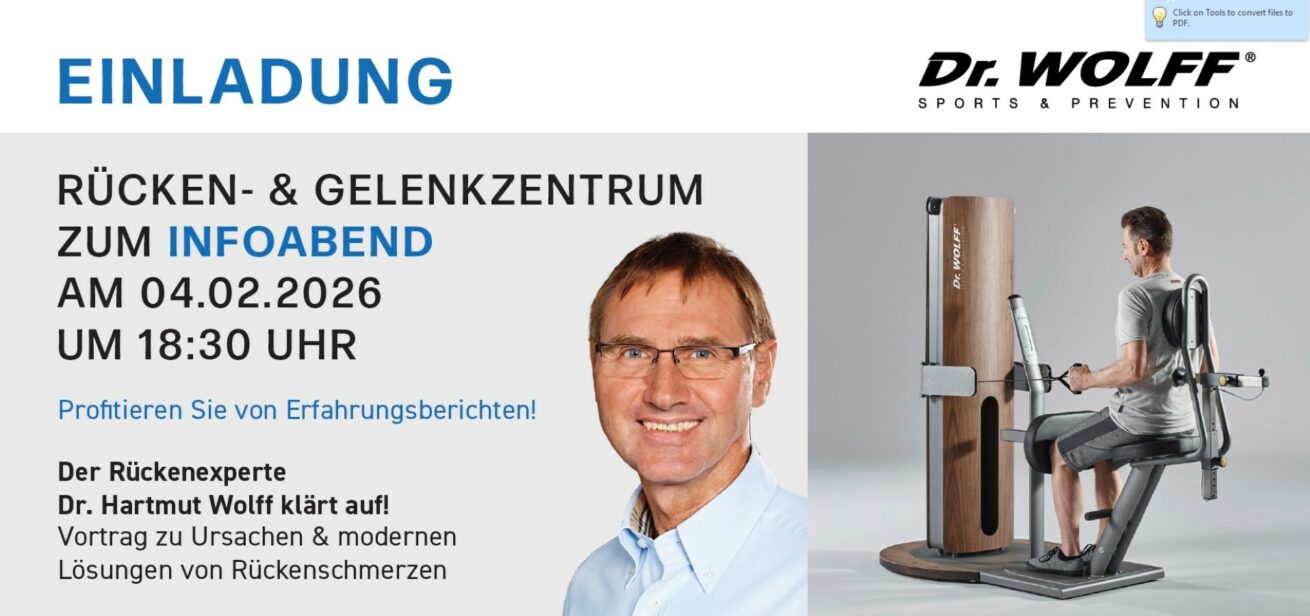 Hemer – Rückenschmerzen müssen nicht sein!