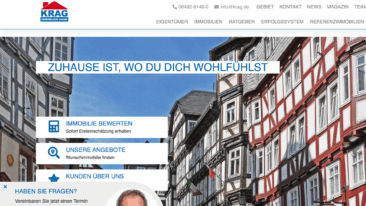 Krag Immobilien GmbH – Ihr Immobilienmakler in Marburg und Umgebung