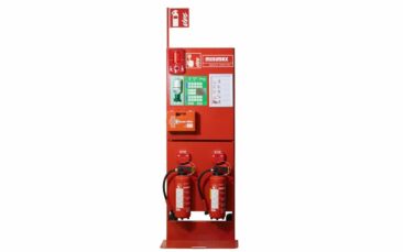 Minimax erweitert Produktportfolio um mobile Brandschutzstation