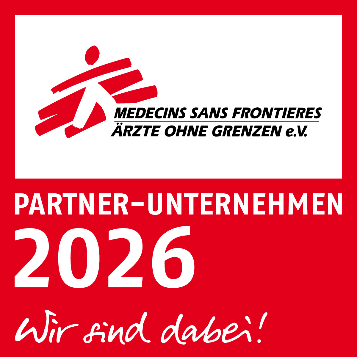 Möbeltransport24 GmbH ist Partner-Unternehmen 2026 von ÄRZTE OHNE GRENZEN e.V.