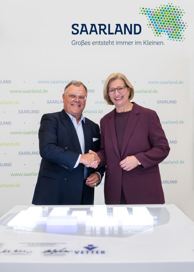 Pharmadienstleister Vetter Pharma baut neuen Standort im Saarland