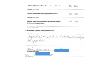 Rückläufer aus Kundenbefragungen sind ideale Quelle für Qualitätsauftritt im Handwerk