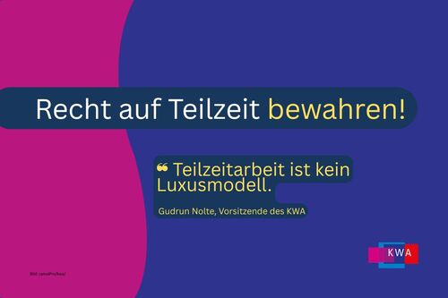 Teilzeitarbeit ist kein Luxusmodell
