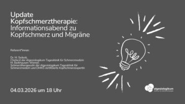 Update Kopfschmerztherapie: Informationsabend Kopfschmerz und Migräne