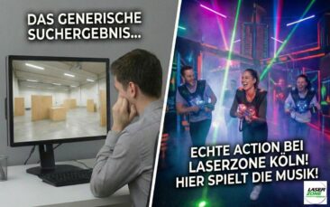 Verwechslungsgefahr am Rhein: Warum das beste „Lasertag Köln“ manchmal gar nicht so heißt