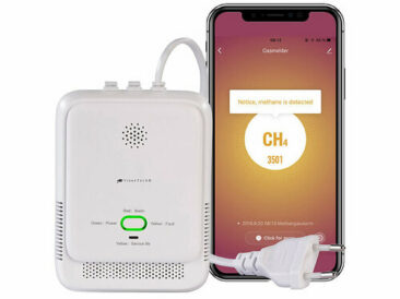 VisorTech Smarter Multi-Gasmelder für haushaltsübliche Gase