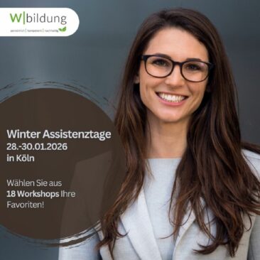 Winter Assistenztage 2026: Intensiv-Weiterbildung für Assistenz, Office Management und Sekretariat in Köln