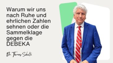 2026: Warum wir uns nach Ruhe und ehrlichen Zahlen sehnen oder die Sammelklage gegen die DEBEKA