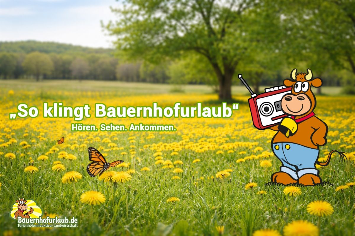 Bauernhofurlaub.de veröffentlicht eigenen Song: „So klingt Bauernhofurlaub“ – Hommage an Gastgeberhöfe