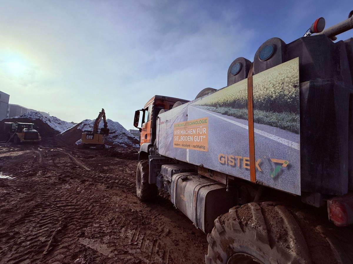 Baumaßnahme in Frankfurt gestartet – Innovative Bodenstabilisierung spart Zeit, Kosten und Ressourcen