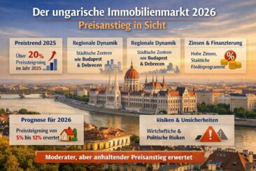 Der ungarische Immobilienmarkt 2026 “ ein sachlicher Blick auf bevorstehende Preissteigerungen