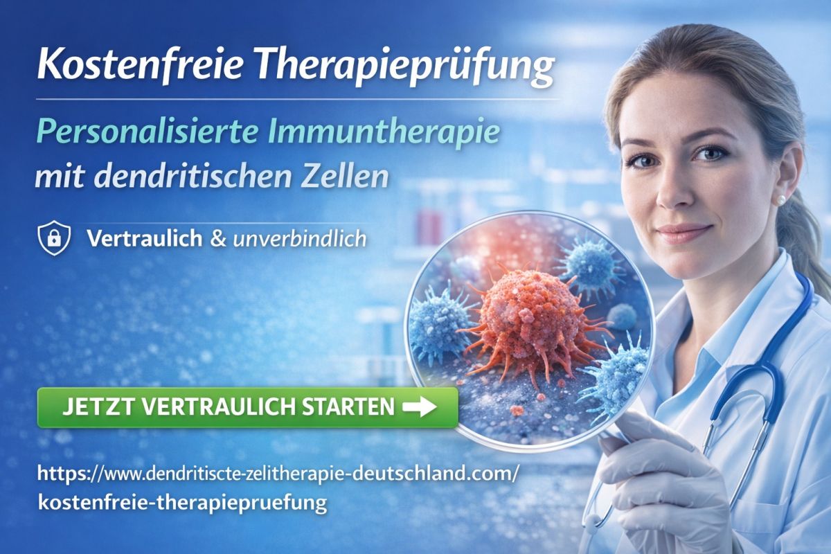 Kostenfreie Therapieprüfung: Personalisierte Immuntherapie mit dendritischen Zellen