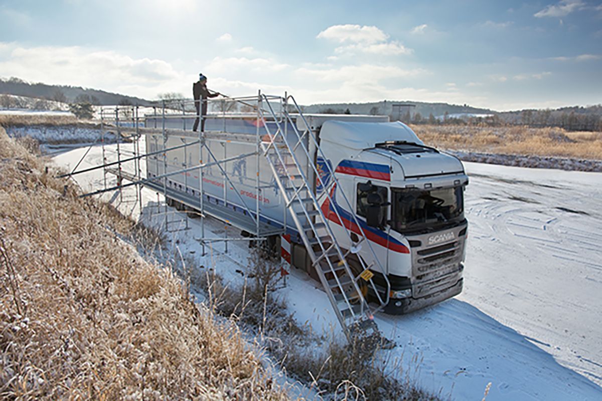 KRAUSE EisfreiGerüst-System: Wenn der Winter zurückkommt – und warum sich die Lösung das ganze Jahr rechnet