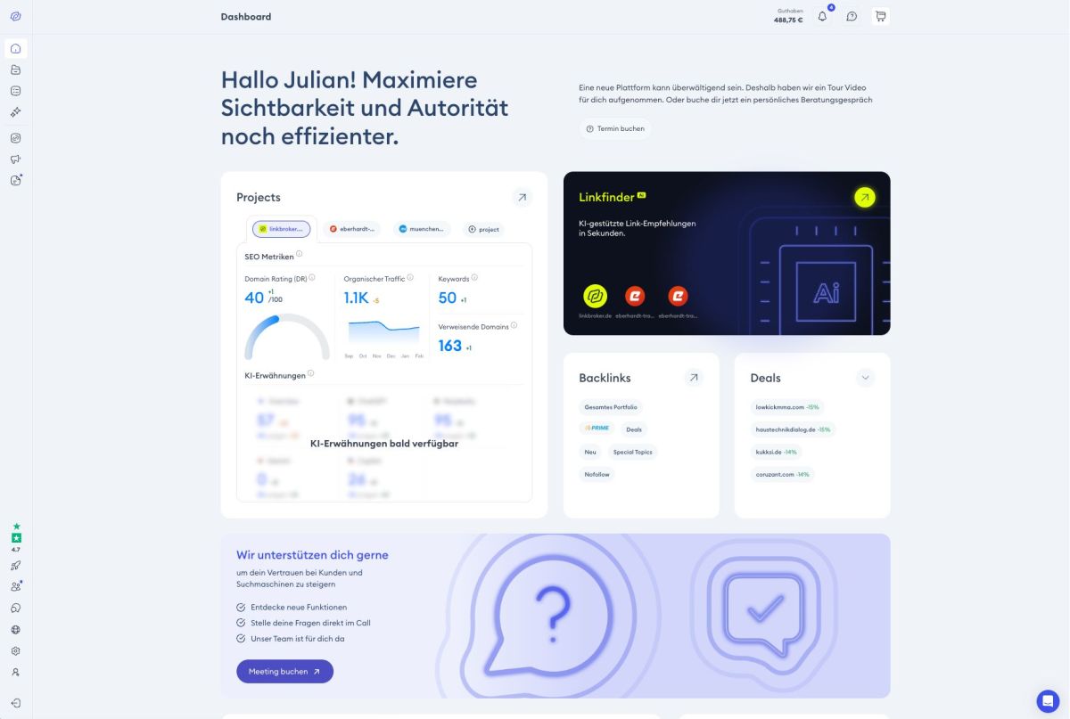 Linkbroker 2.0: Das erste Ökosystem für digitale Autorität & Sichtbarkeit