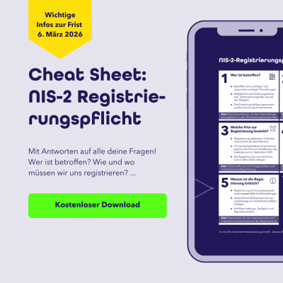 Noch ein Monat bis NIS-2: Wer muss jetzt was tun? Kostenlose Checkliste von microfin schafft Klarheit über Pflichten und Fristen