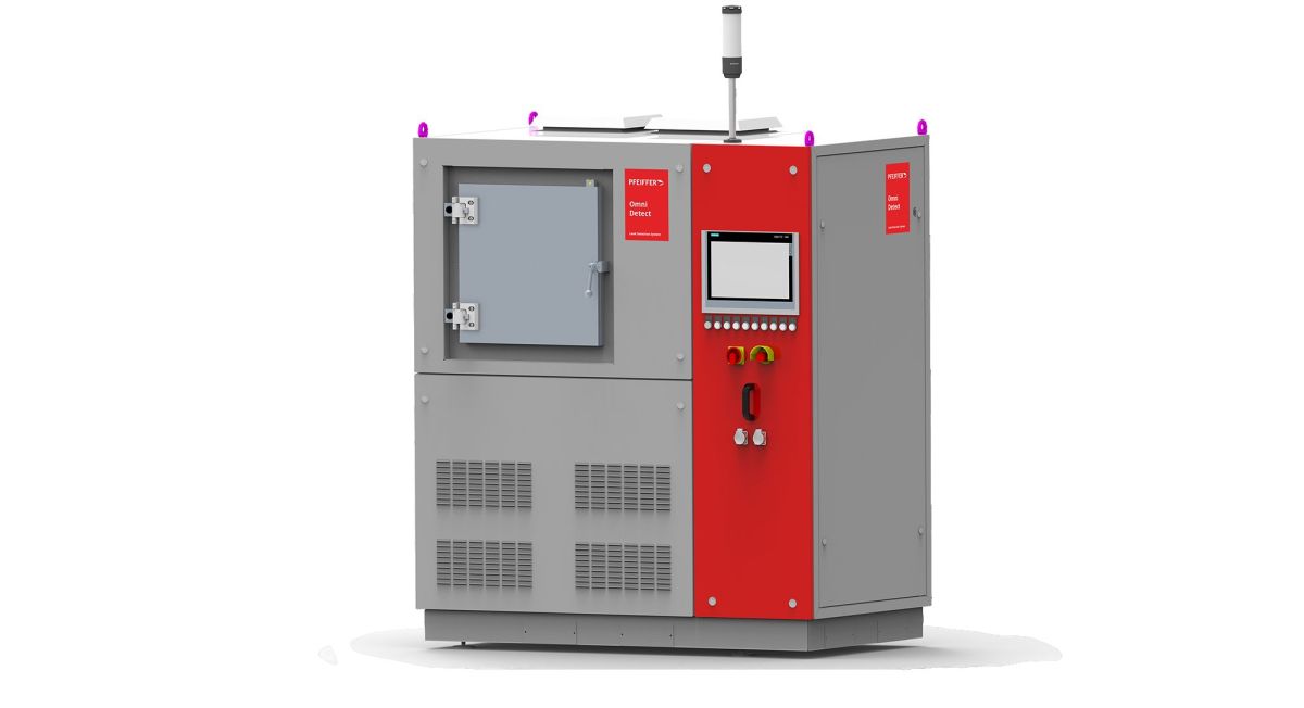 Pfeiffer Vacuum+Fab Solutions stellt OmniDetect Prüfstation für die zuverlässige Lecksuche vor