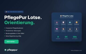 PflegePur Lotse: Neues Online-Tool bietet kostenlose Orientierung für pflegende Angehörige