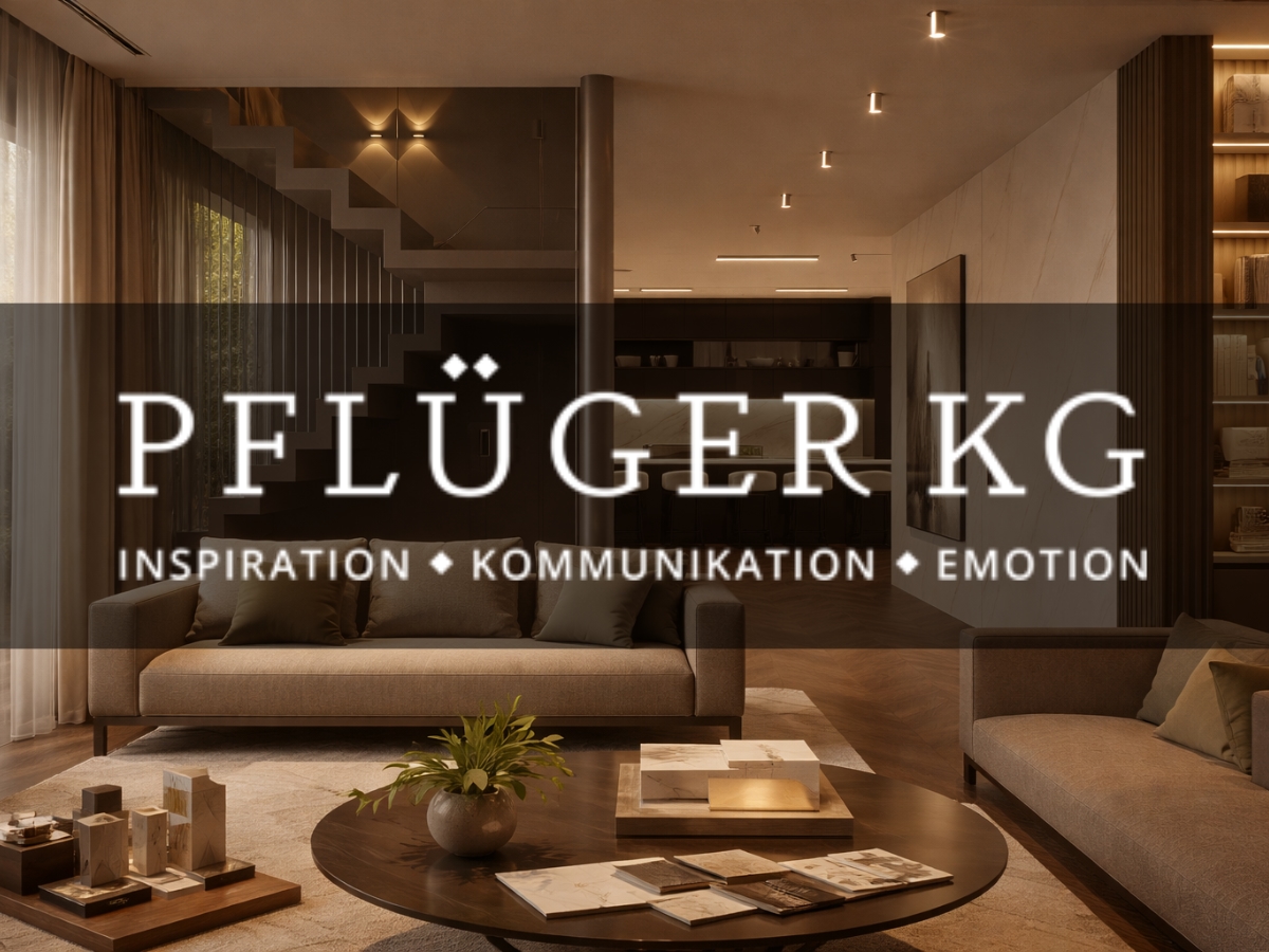 PFLÜGER KG – Handelsagentur für ganzheitliche Lebensräume Düsseldorf, seit 1981.