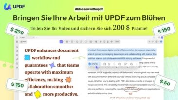 UPDF startet globale Kampagne #blossomwithupdf zur Förderung intelligenterer Lese- und Notiz-Workflows