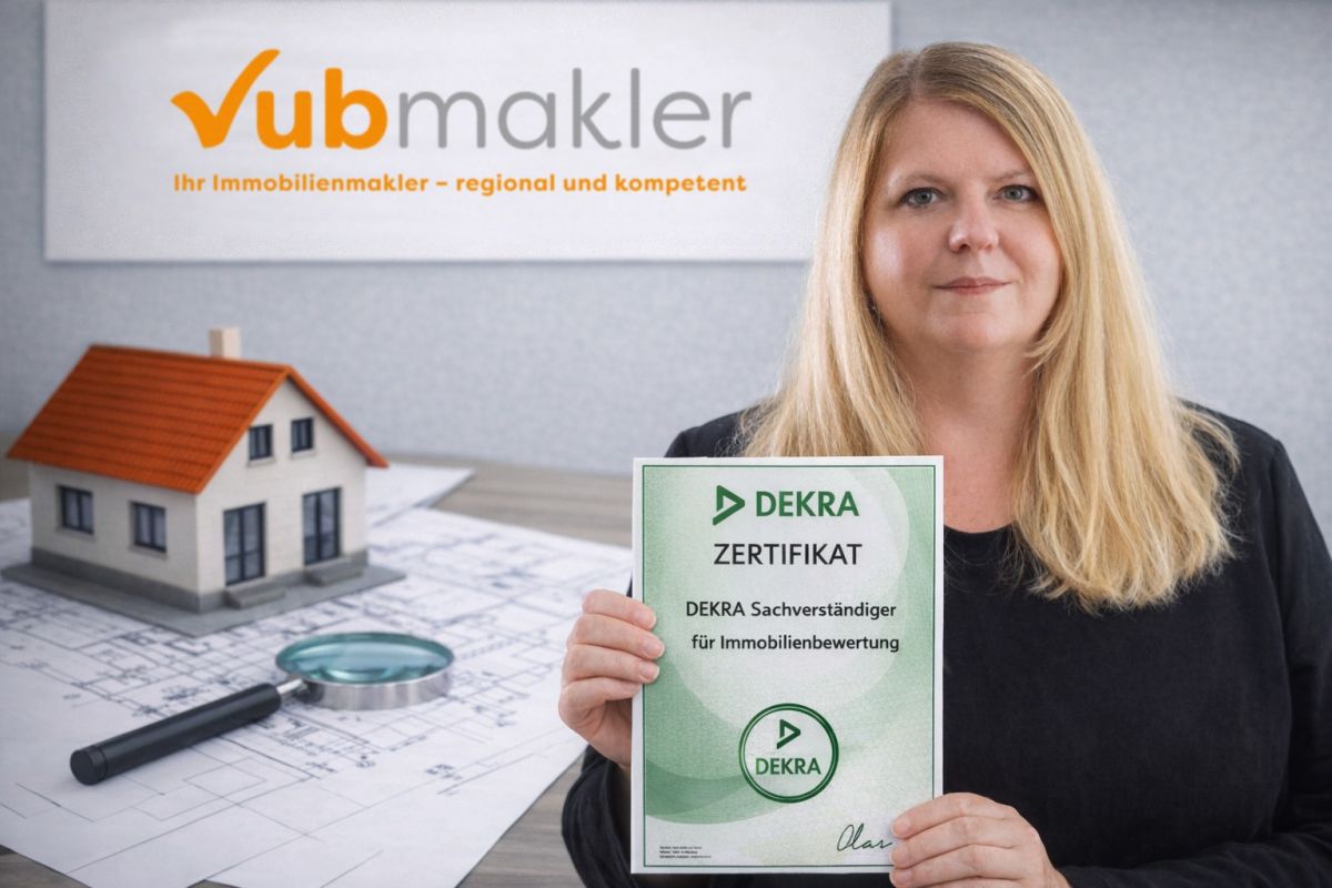 vub makler baut Geschäftsbereich Immobilienbewertung aus – DEKRA-zertifizierte Expertise für die Region