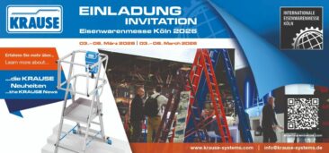 Work Hard! Rock Hard! – KRAUSE auf der Eisenwarenmesse 2026 in Köln