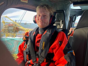 Abenteuer über der Nordsee: Servicetechniker von Busch auf Offshore-Mission