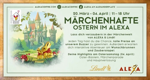 ALEXA feiert zusammen mit Lindt eine märchenhafte Osterzeit