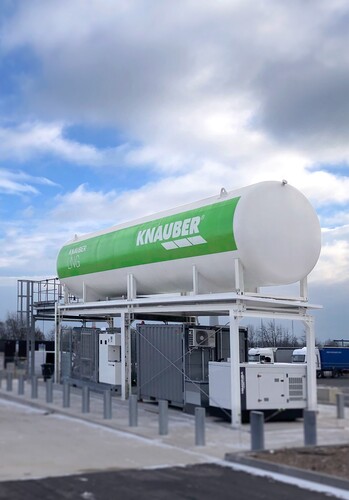 AS 24-Tankkarte an Bio-LNG-Tankstellen von Knauber
