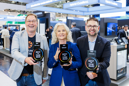 Best of SHK Award 2026 für das Handwerk:  Auszeichnungen für Wärmewende, Gesundbad und Wiki-Betriebsorganisation