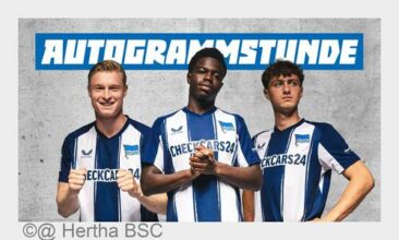 Blau-weiße Fannähe in Charlottenburg: Hertha BSC Profis hautnah in der WILMA