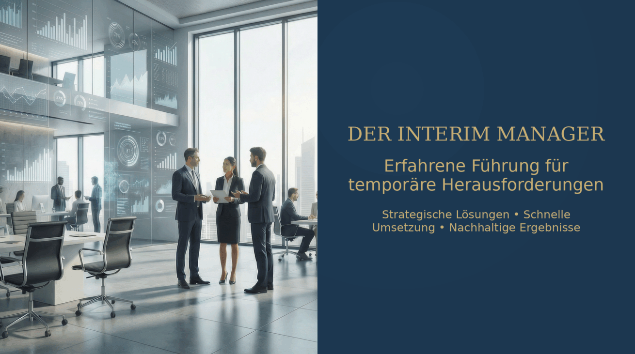 Cash sichern, Führung stärken, Umsetzung durchsetzen: Marco Behnke Der Interim Manager unterstützt Unternehmen