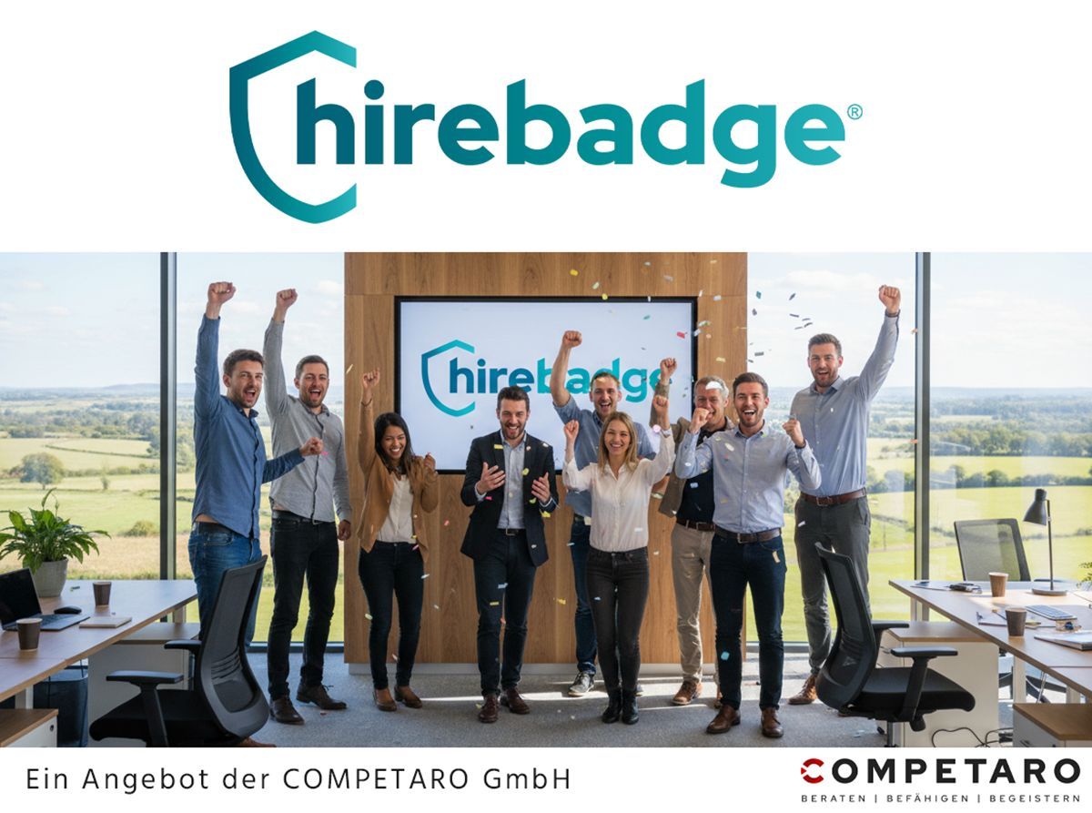 COMPETARO bringt neues Arbeitgebersiegel an den Markt: hirebadge® gestartet
