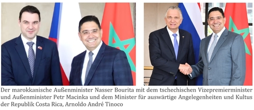 Die Tschechische Republik und Costa Rica unterstützen die Initiative für die Autonomie der Sahara unter marokkanischer Souveränität