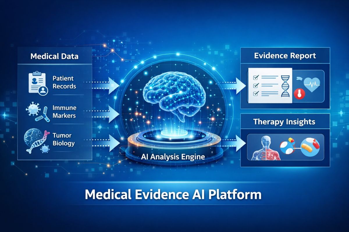 Digitale Plattform für evidenzbasierte medizinische Datenanalyse