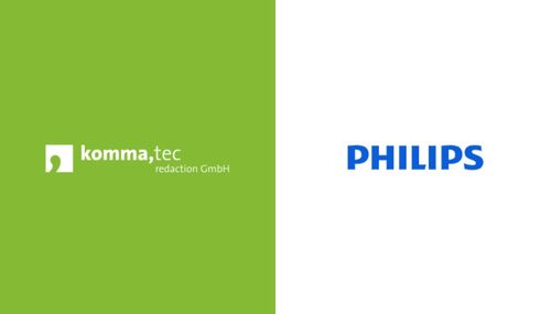 Digitale Türschilder von Philips neu bei komma,tec red