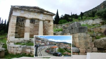Eine Reise zur griechischen Orakelstätte Delphi