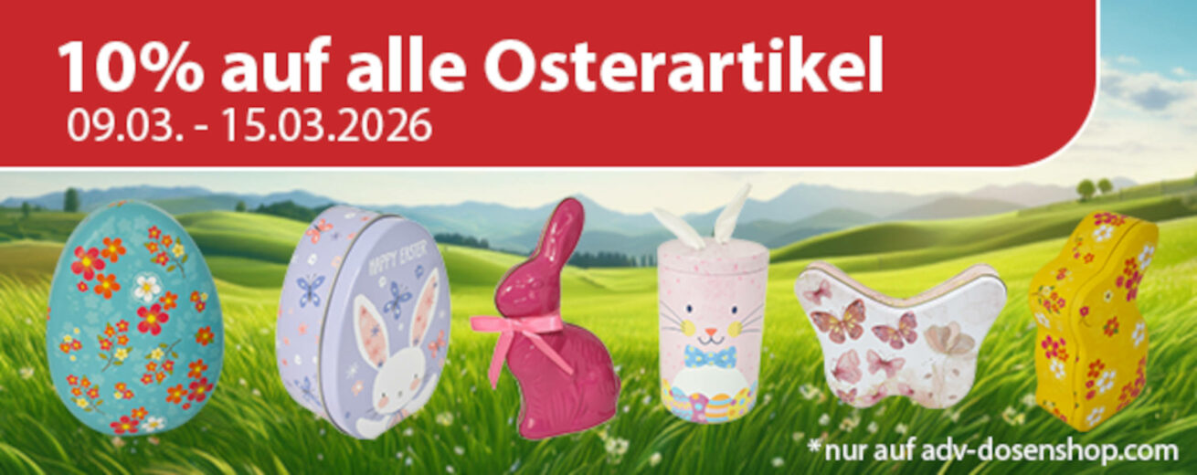 Frühling beim Dosenprofi – jetzt 10 % Rabatt sichern