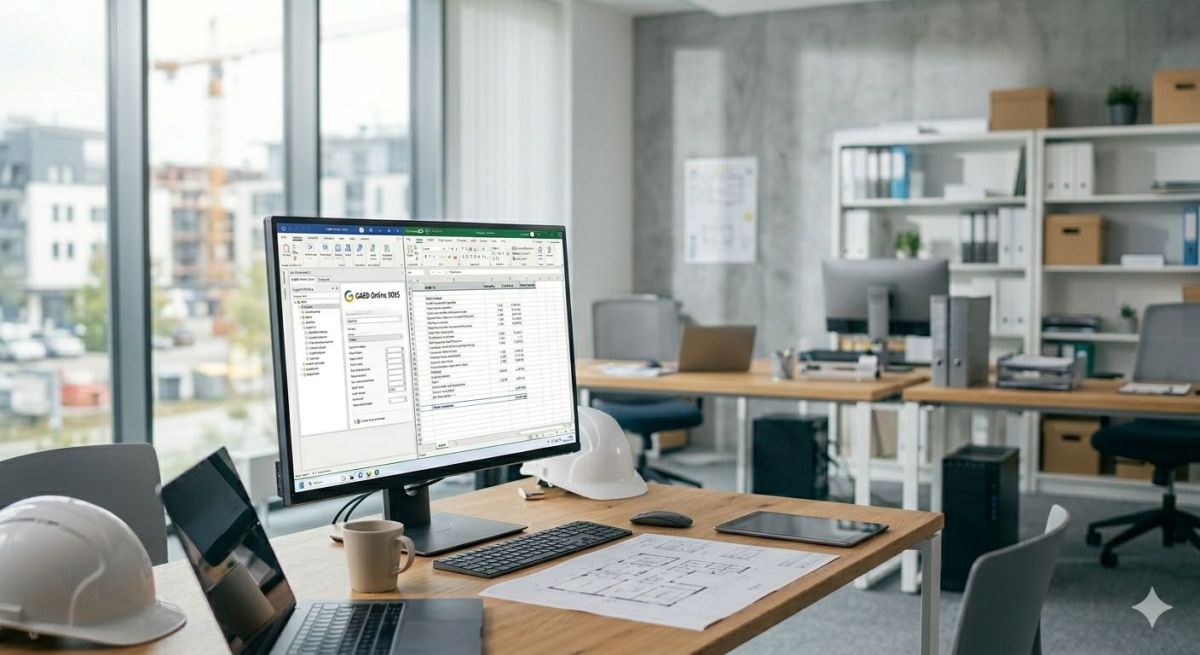 GAEB-Online 2025: Excel-Anbindung für einfachen GAEB-Datenaustausch im Bauwesen