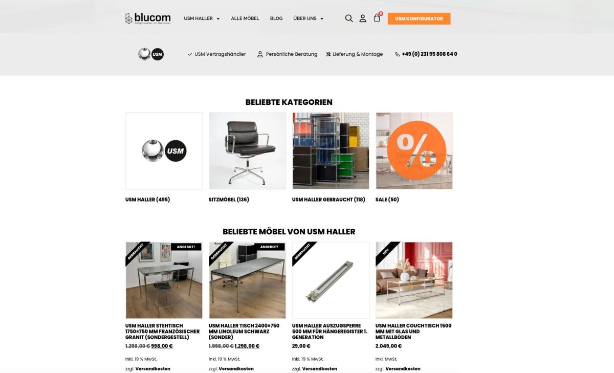 Hochwertige USM Haller Sideboards, Lowboards für Arztpraxen, Schönheitschirurgen, Anwälte und Notare