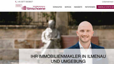 Ihr Immobilienmakler in Ilmenau – Immobilienbewegung Tim Schöne