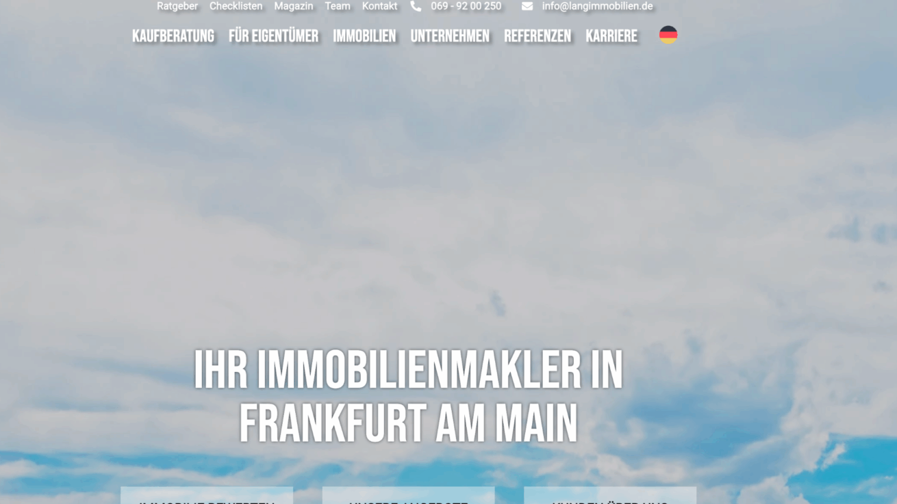 Immobilien Frankfurt: Lang Immobilien GmbH mit Marktkenntnis und Kundenorientierung