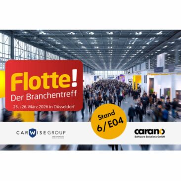 Kompetenz für den digitalen Fuhrpark: Carano präsentiert sich mit Carwise und Autodisk auf der Flotte 2026