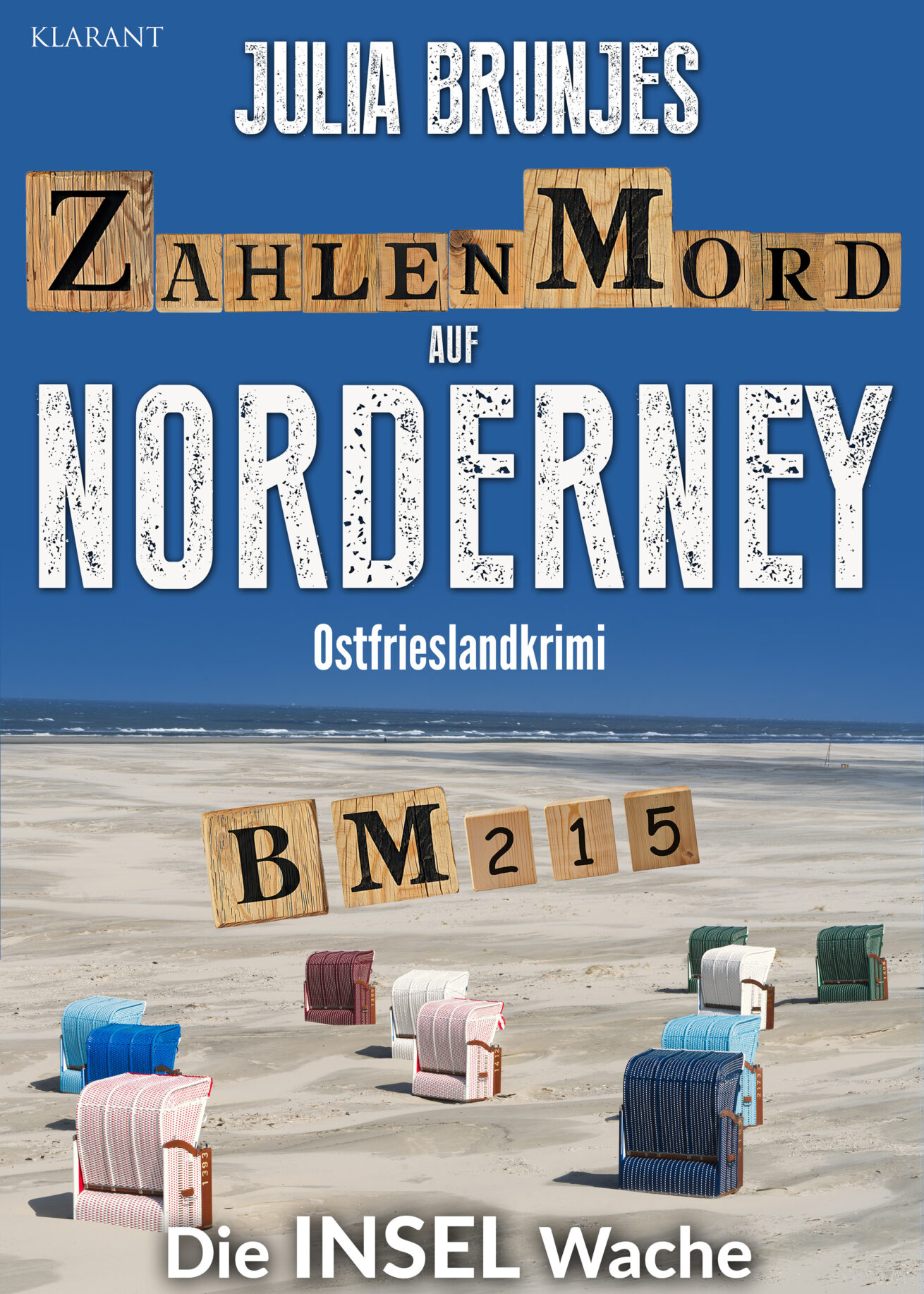 Neuerscheinung: Ostfrieslandkrimi „Zahlenmord auf Norderney“ von Julia Brunjes im Klarant Verlag