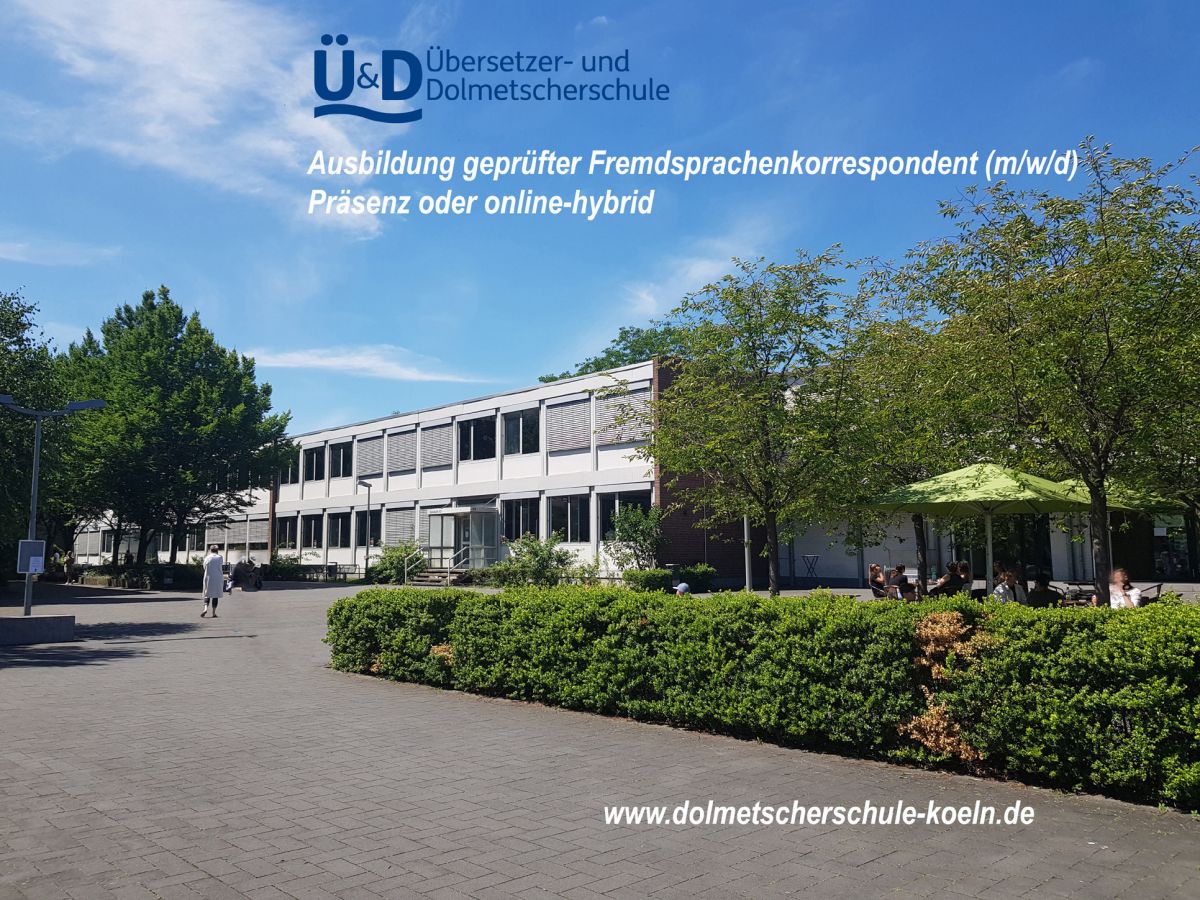 Neues Format: Ausbildung Fremdsprachenkorrespondent (m/w/d) Englisch
